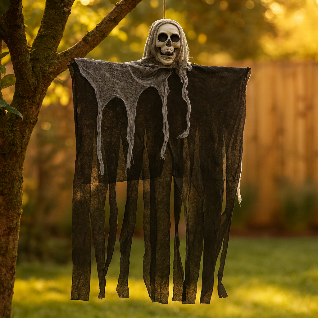 Schedel Decoratie - Eng hangend doodskop-skelet voor Halloween-Boetiek Moda