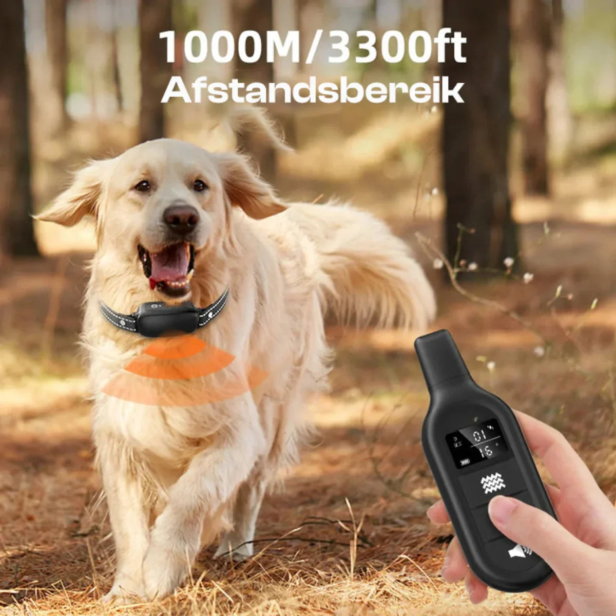 Schokhalsband voor honden | Vibrerend | Afstandsbediening | Elektrische Halsband voor Honden | Halsband voor Hondentraining-Boetiek Moda