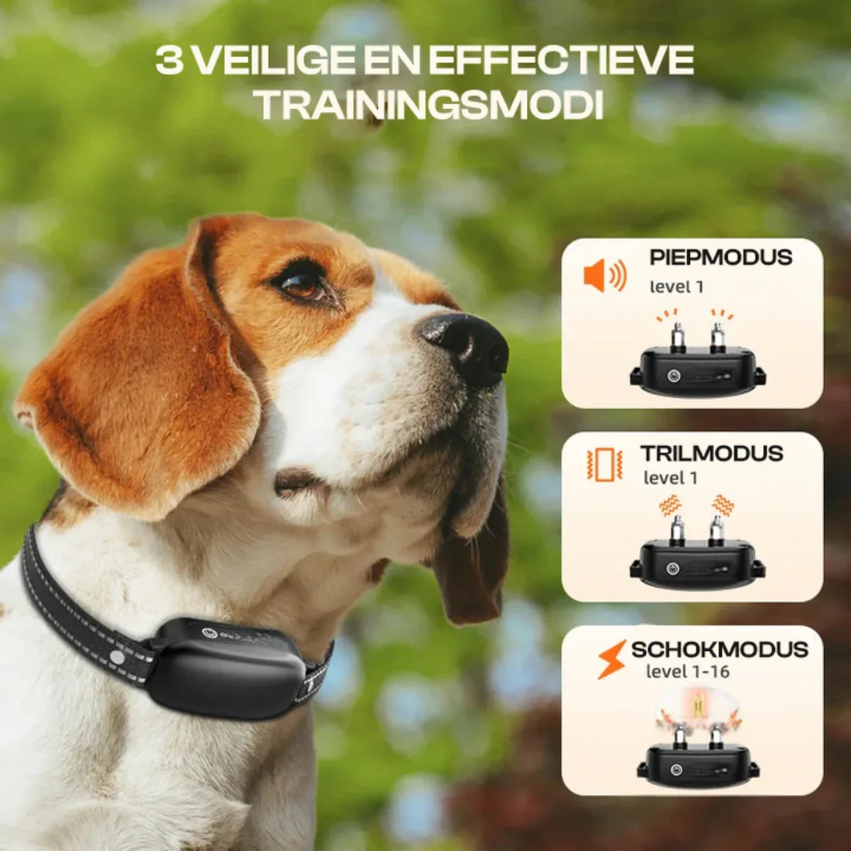 Schokhalsband voor honden | Vibrerend | Afstandsbediening | Elektrische Halsband voor Honden | Halsband voor Hondentraining-Boetiek Moda