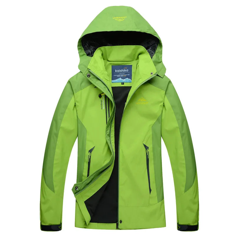 Ski-jas - Met capuchon - Zakken met ritssluiting - Windjack - Winterjas voor dames-Boetiek Moda
