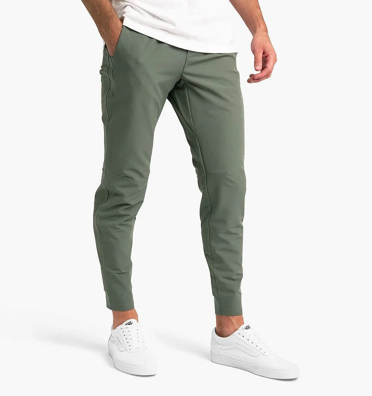 Skinny joggingbroek - Trekkoord - Rekbaar - Trainingsbroek - Herenbroek-Boetiek Moda