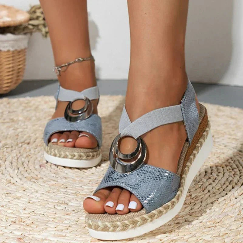 Sleehakken | Ergonomisch | Orthopedisch | Platform sandalen | Damessandalen-Boetiek Moda