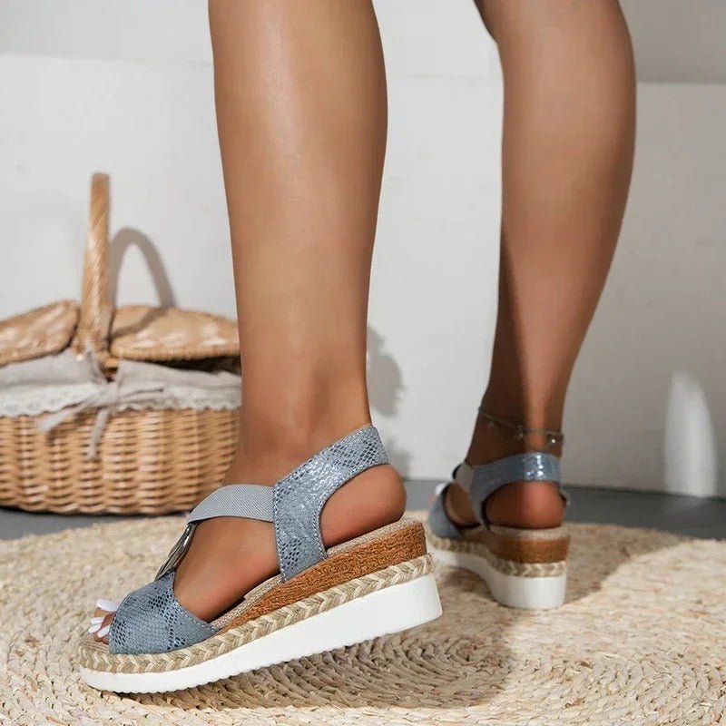 Sleehakken | Ergonomisch | Orthopedisch | Platform sandalen | Damessandalen-Boetiek Moda