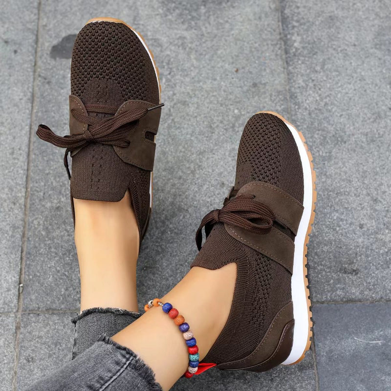 Slip-On Sneakers - Orthopedische wandelschoenen van mesh voor dames-Boetiek Moda