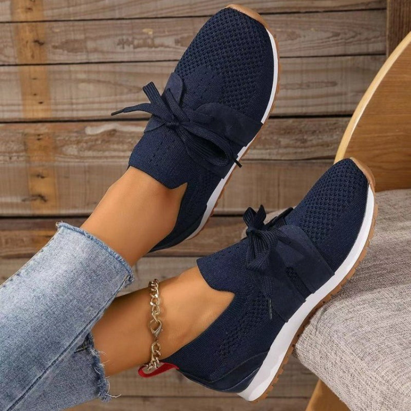 Slip-On Sneakers - Orthopedische wandelschoenen van mesh voor dames-Boetiek Moda