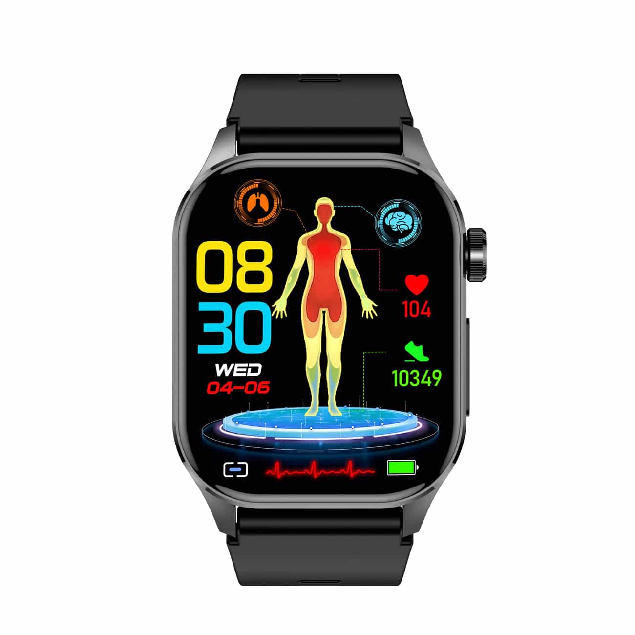 Smartwatch - Hartslagmeter - Stappenteller - Fitnesshorloge - Fitnesstracker-Boetiek Moda