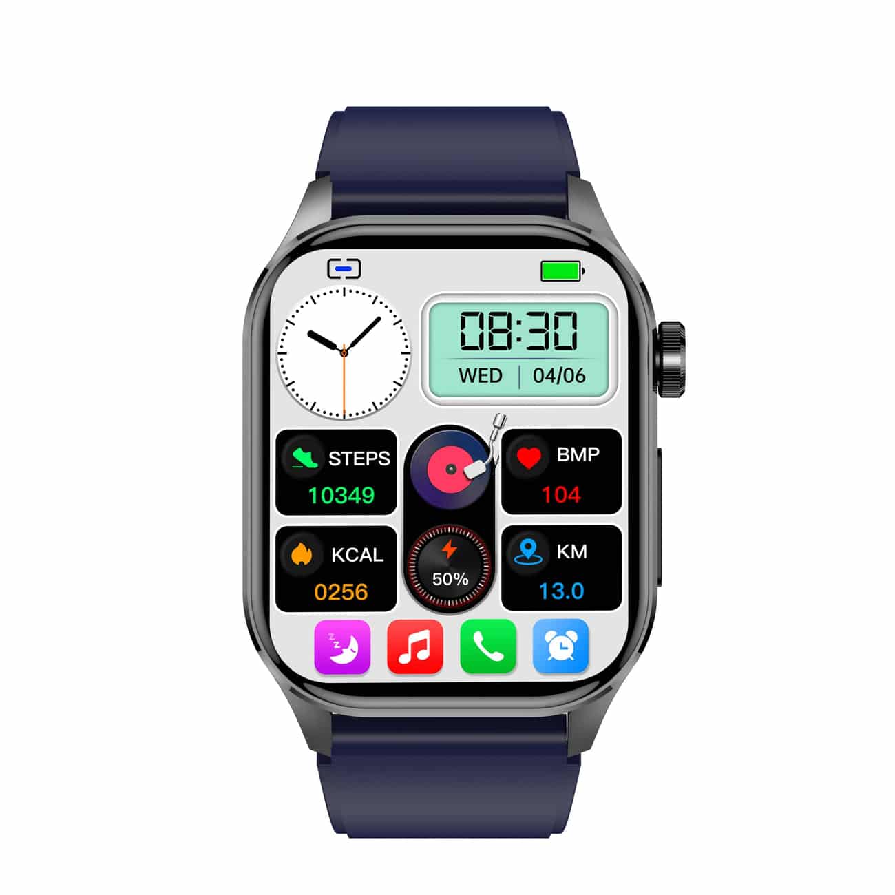 Smartwatch - Hartslagmeter - Stappenteller - Fitnesshorloge - Fitnesstracker-Boetiek Moda