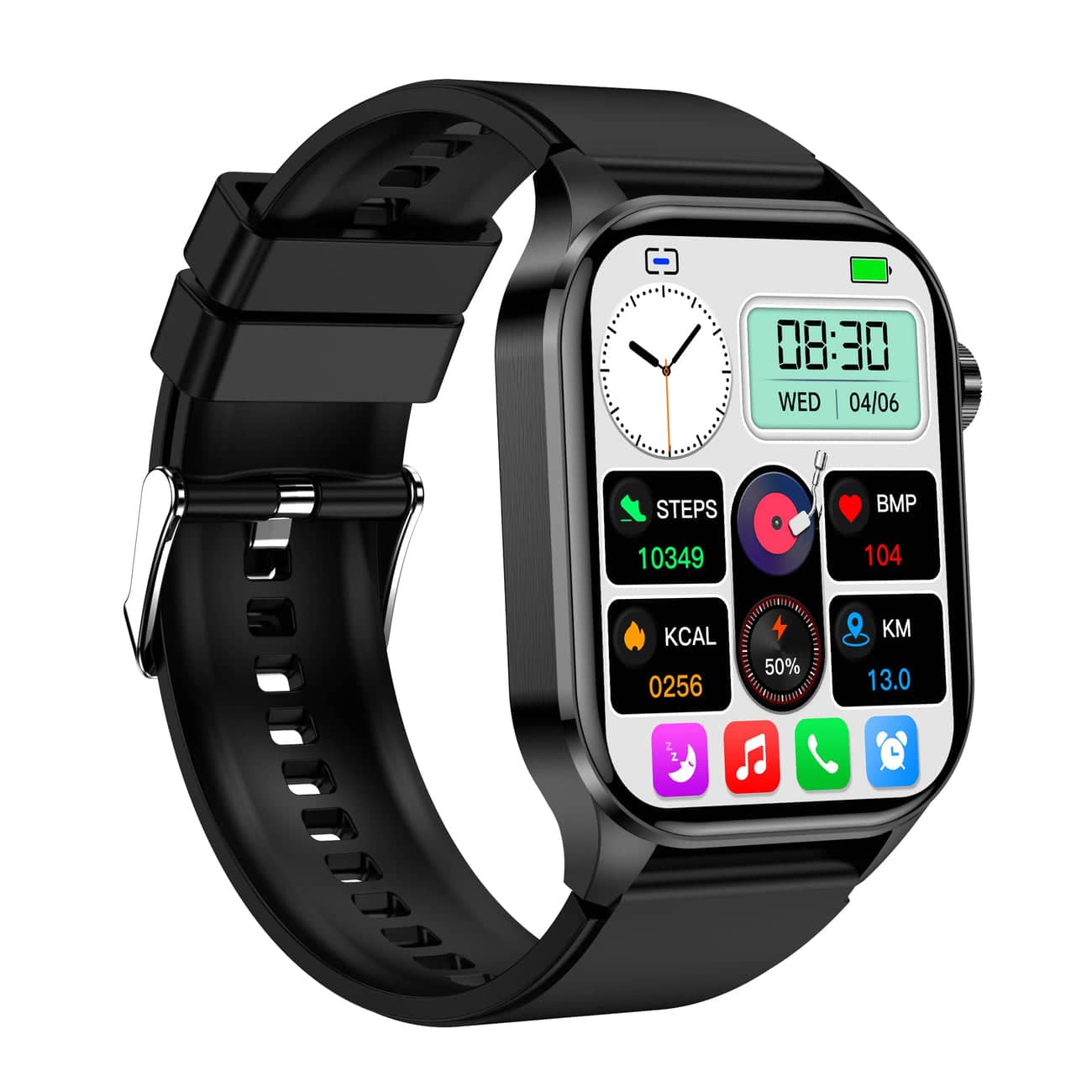 Smartwatch - Hartslagmeter - Stappenteller - Fitnesshorloge - Fitnesstracker-Boetiek Moda