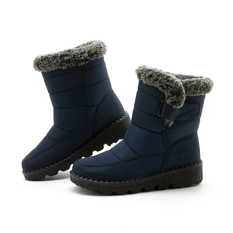 Sneeuw Laarzen | Warm | Slip-On | Bont gevoerde Laarzen | Winter Laarzen-Boetiek Moda