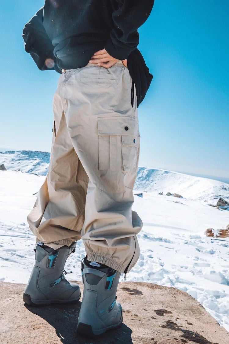 Sneeuwbroeken | Baggy | Losse pasvorm | Cargobroeken | Dames skibroeken-Boetiek Moda
