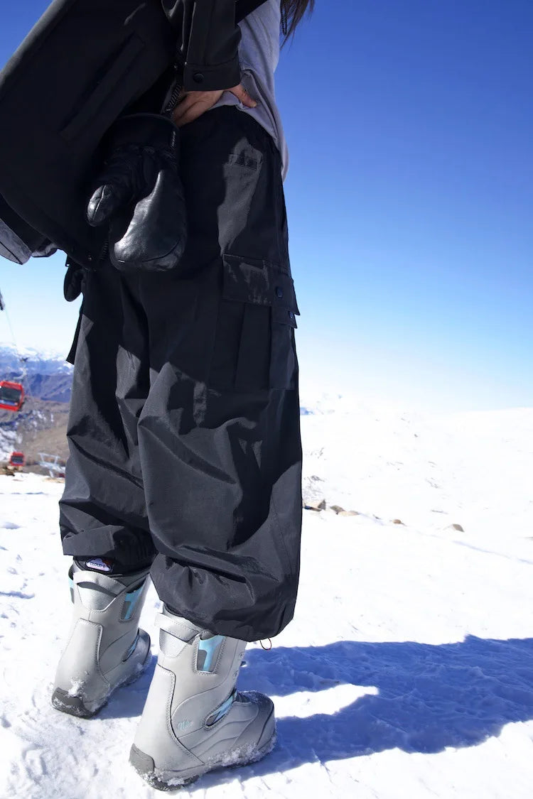 Sneeuwbroeken | Baggy | Losse pasvorm | Cargobroeken | Dames skibroeken-Boetiek Moda