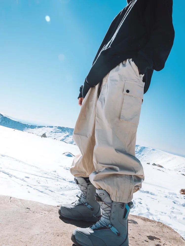 Sneeuwbroeken | Baggy | Losse pasvorm | Cargobroeken | Dames skibroeken-Boetiek Moda