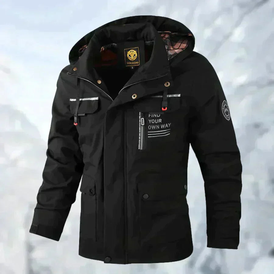 Snow Jacket – Waterdichte winter ski-jas met capuchon voor mannen-Boetiek Moda