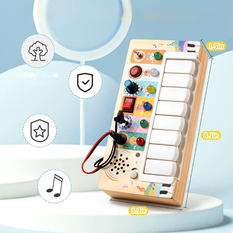 Speelgoedkeyboard - Mini-speelgoedpianokeyboard voor peuters-Boetiek Moda