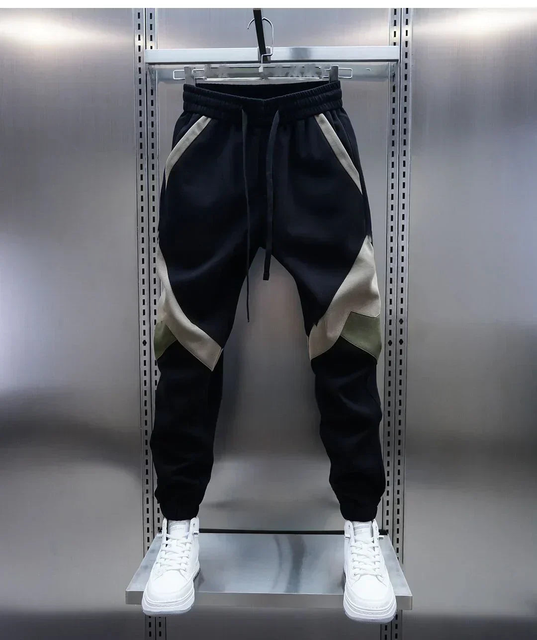 Spoorbroek | Elastische Taille | Sport | Broek met Manchet | Joggers voor Mannen-Boetiek Moda