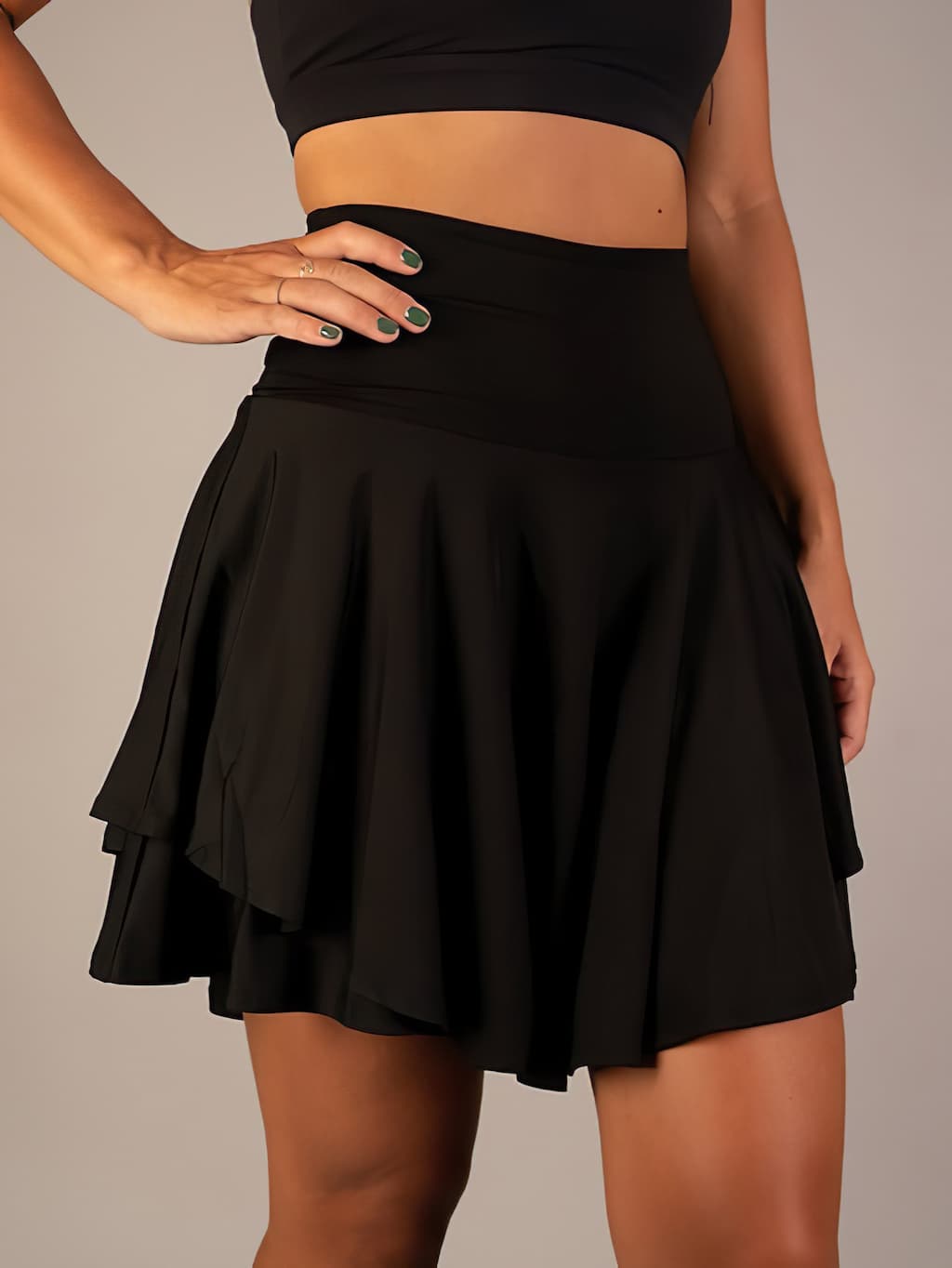 Sportrokken | Hoge Taille | Zakken | Tennisrok | Activewear Rok-Boetiek Moda