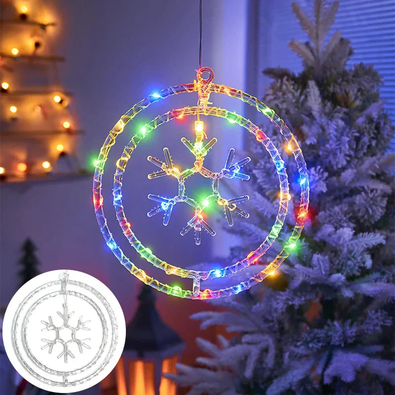 Sterrenraamverlichting | LED | Hangend | Kerststerrenverlichting | Kerstverlichting-Boetiek Moda