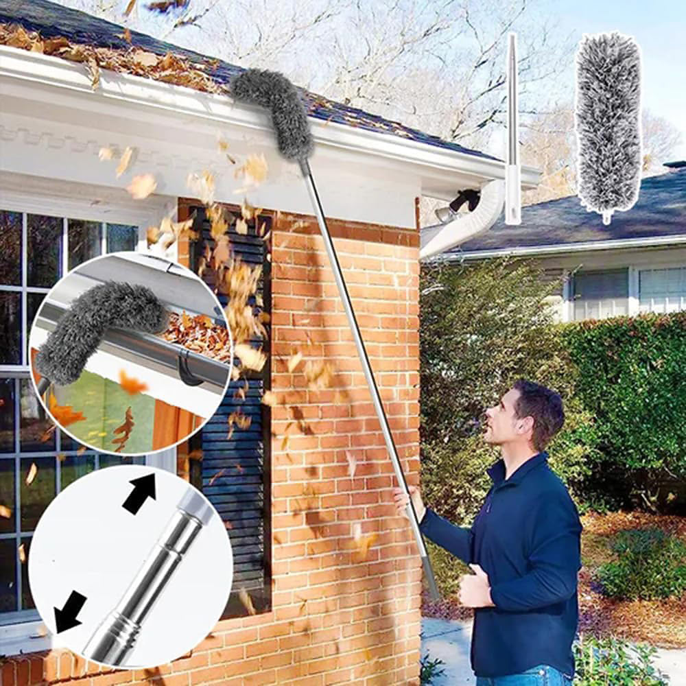 Stofzuiger - 2,5 meter - Uitschuifbaar - Stofborstel - Plumeau-Boetiek Moda