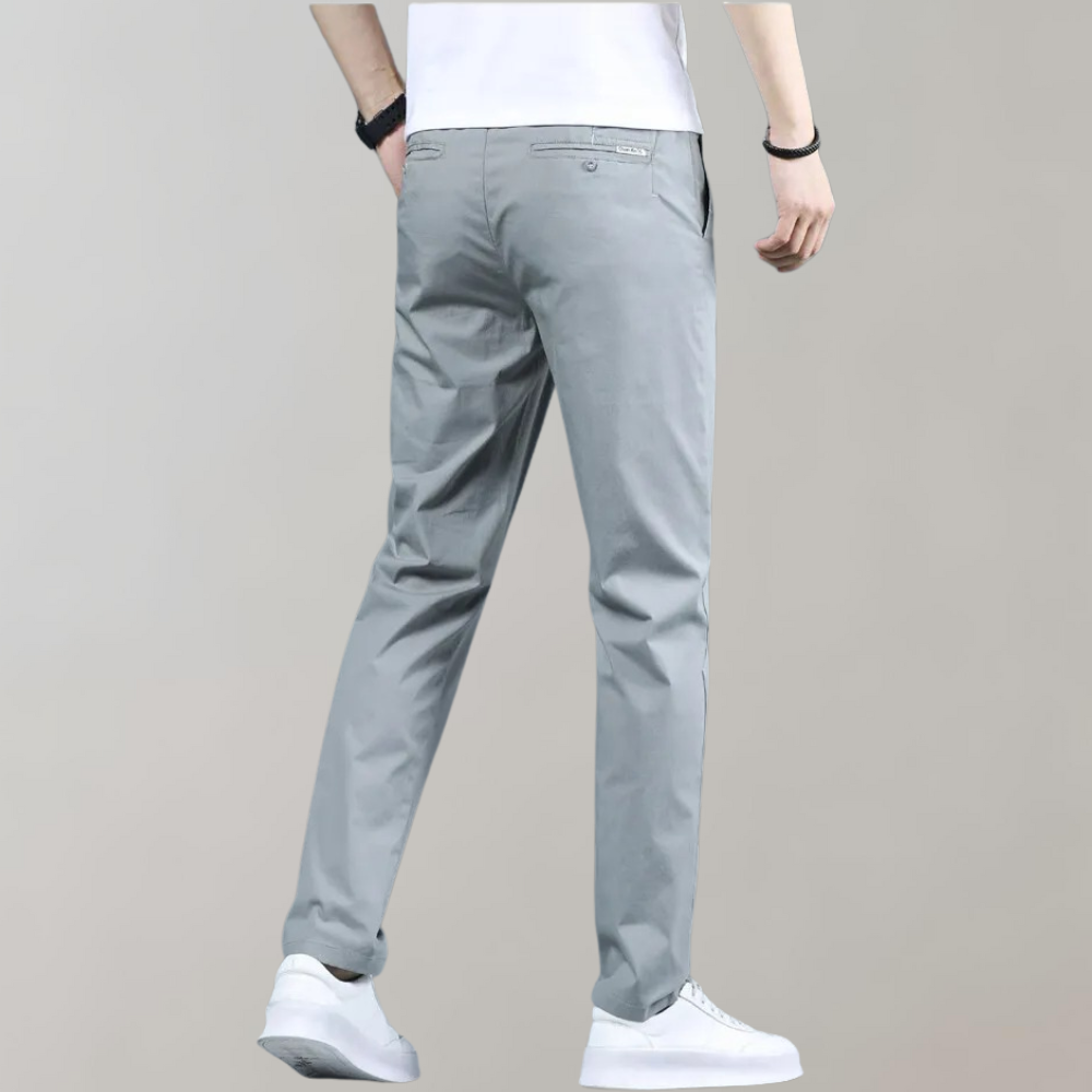 Stretchbroek - Casual skinny chino broek met rechte pijpen voor heren-Boetiek Moda