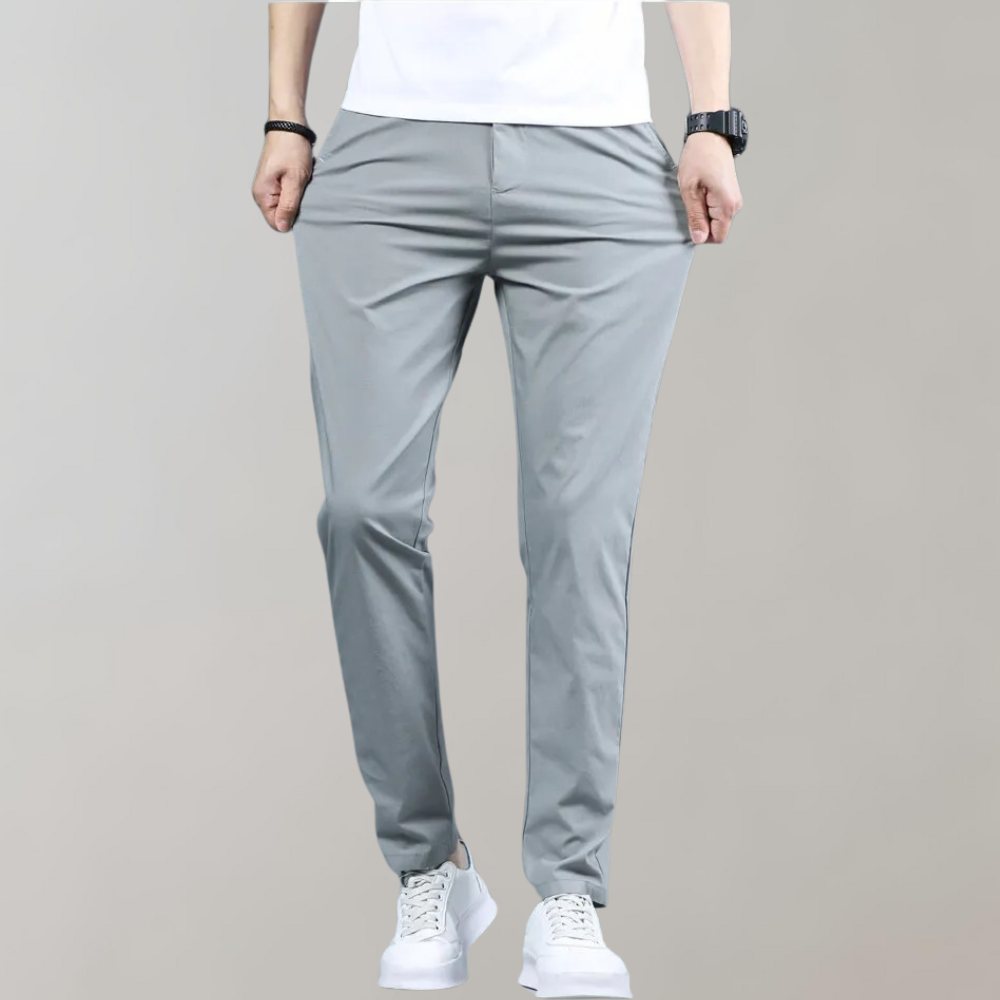 Stretchbroek - Casual skinny chino broek met rechte pijpen voor heren-Boetiek Moda
