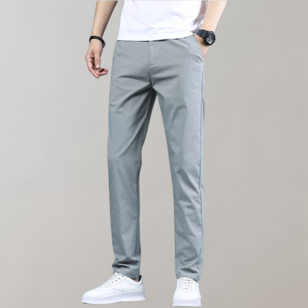 Stretchbroek - Casual skinny chino broek met rechte pijpen voor heren-Boetiek Moda