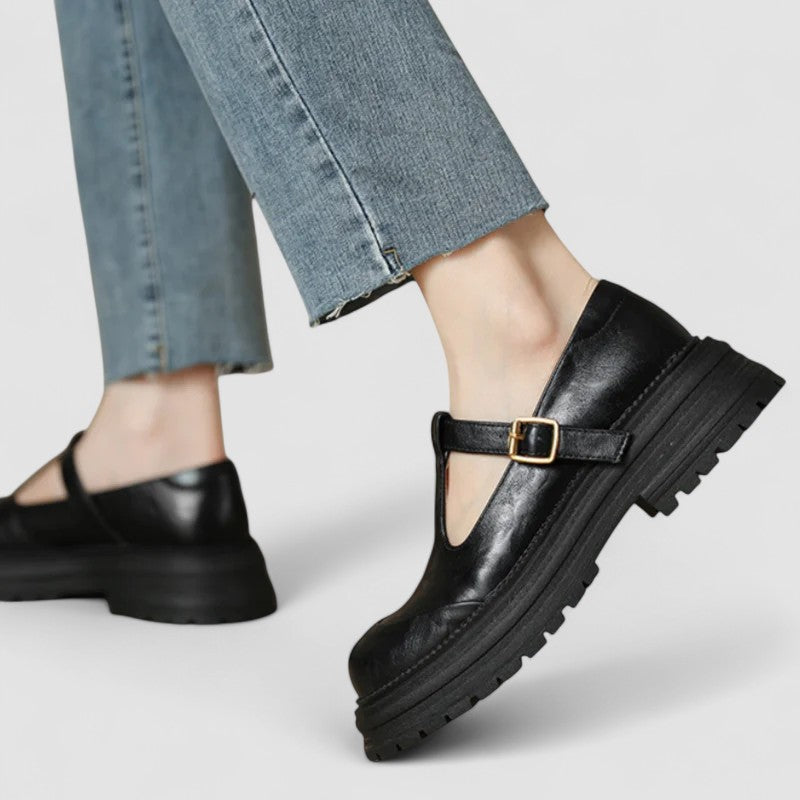 T-Bar schoenen | Comfortabel | Stevig | Mary Jane schoenen | Damesloafers-Boetiek Moda