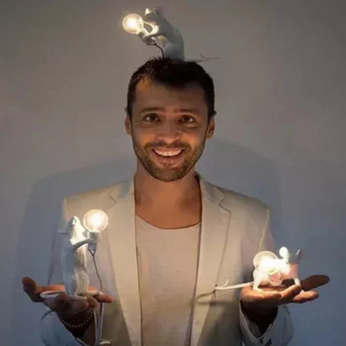 Tafellamp - Ambiece Woonkamer Nachtkastje Muislamp Licht-Boetiek Moda