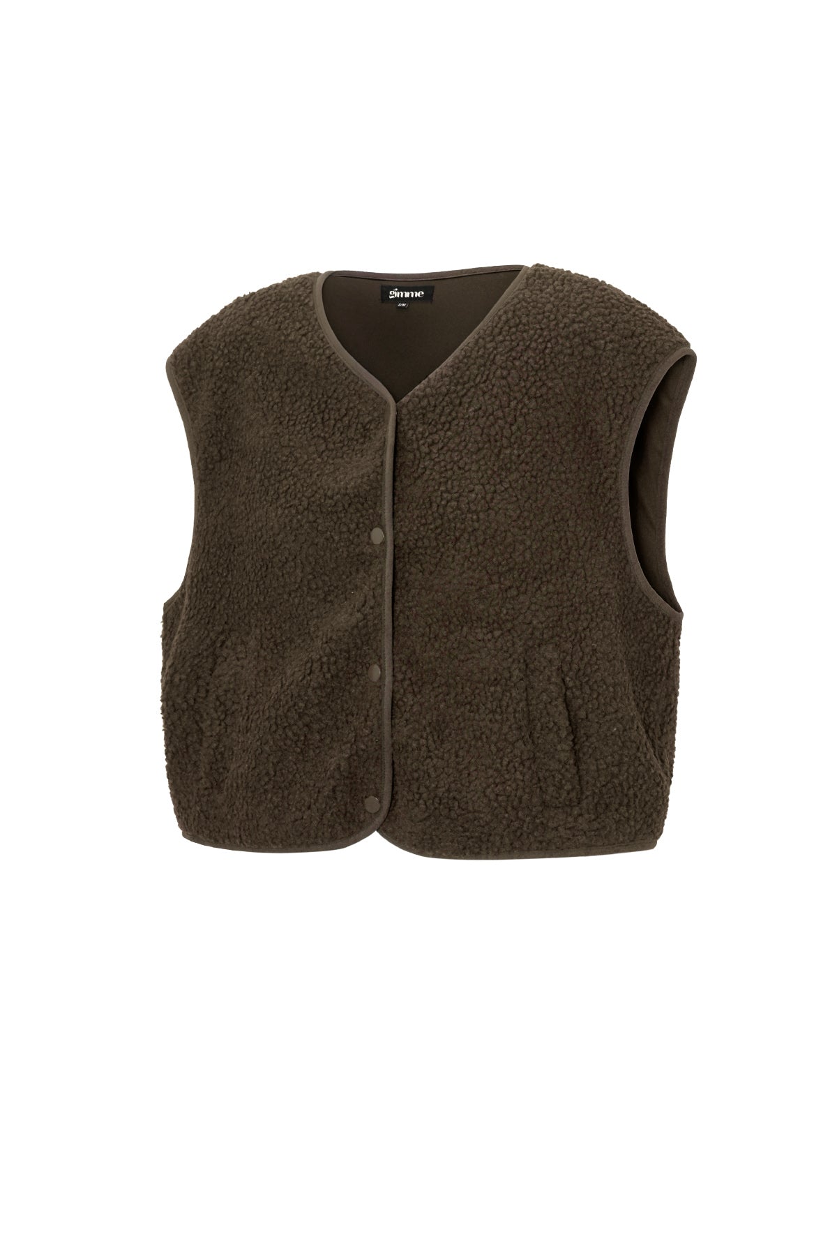 Teddy Vest - Mouwloos - Los model - Fleece Vest - Damesvest-Boetiek Moda