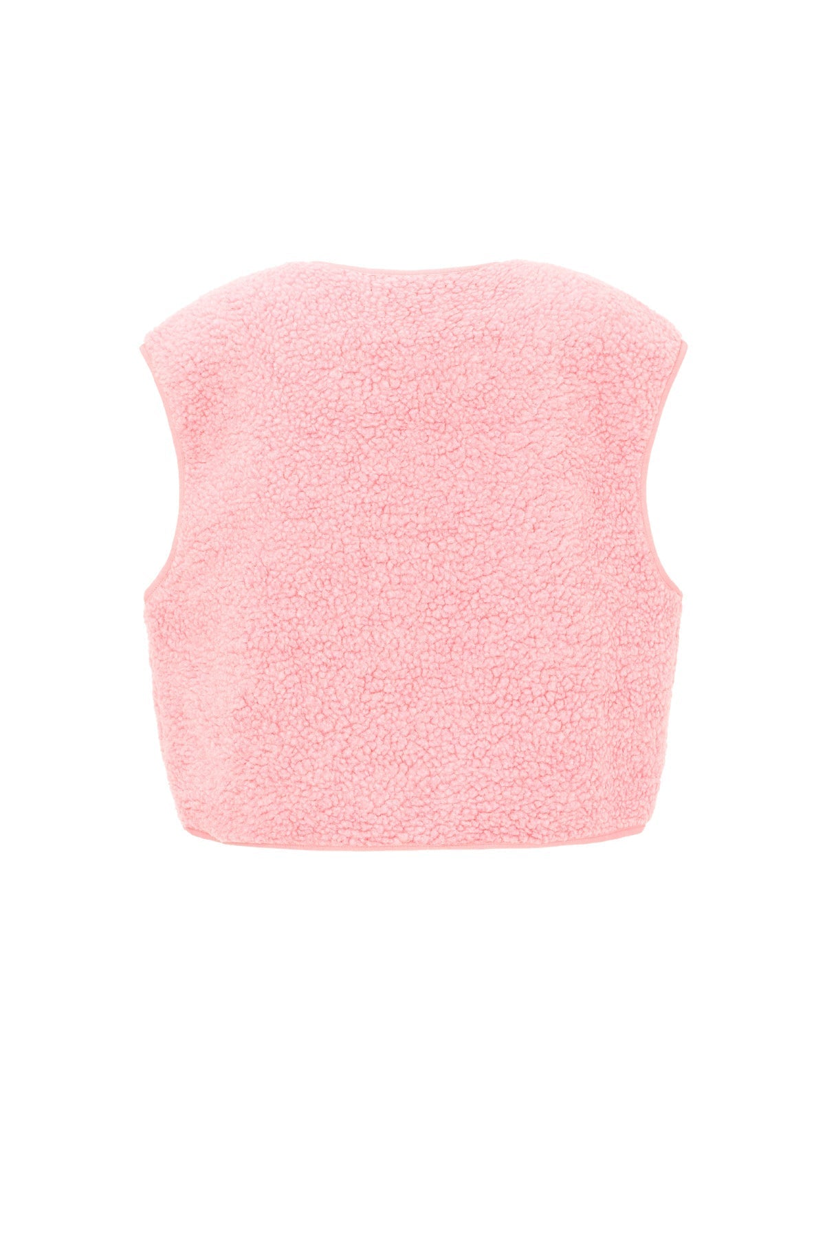 Teddy Vest - Mouwloos - Los model - Fleece Vest - Damesvest-Boetiek Moda