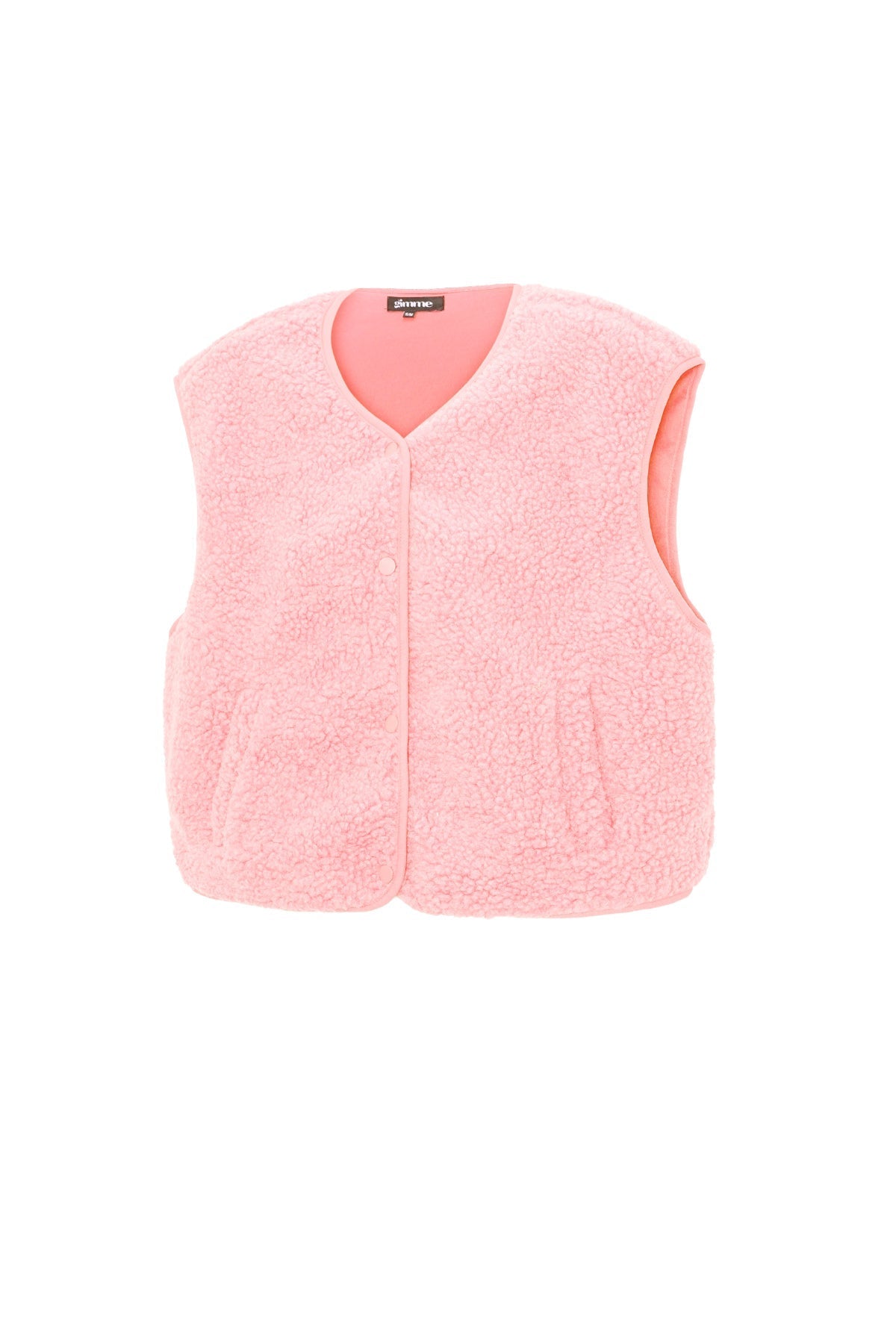Teddy Vest - Mouwloos - Los model - Fleece Vest - Damesvest-Boetiek Moda