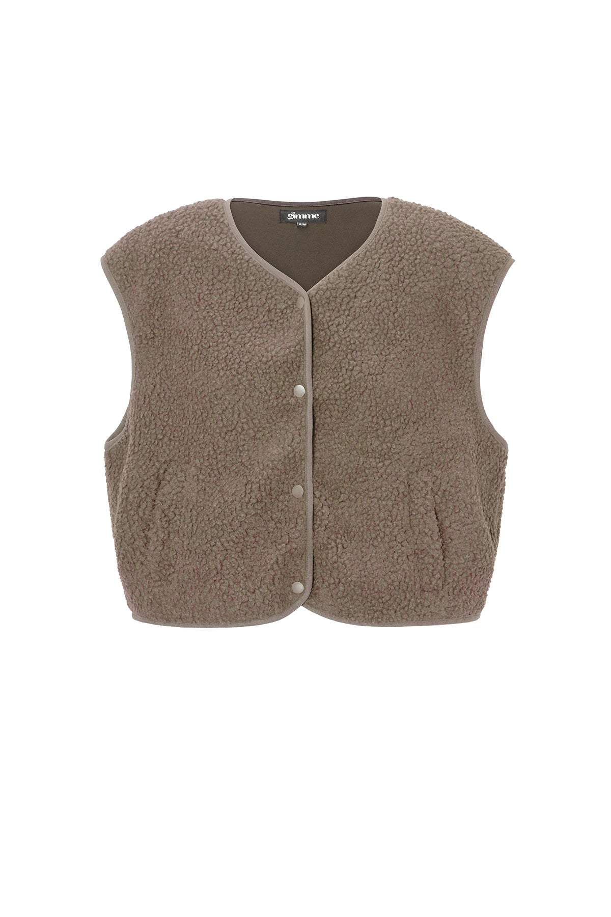 Teddy Vest - Mouwloos - Los model - Fleece Vest - Damesvest-Boetiek Moda