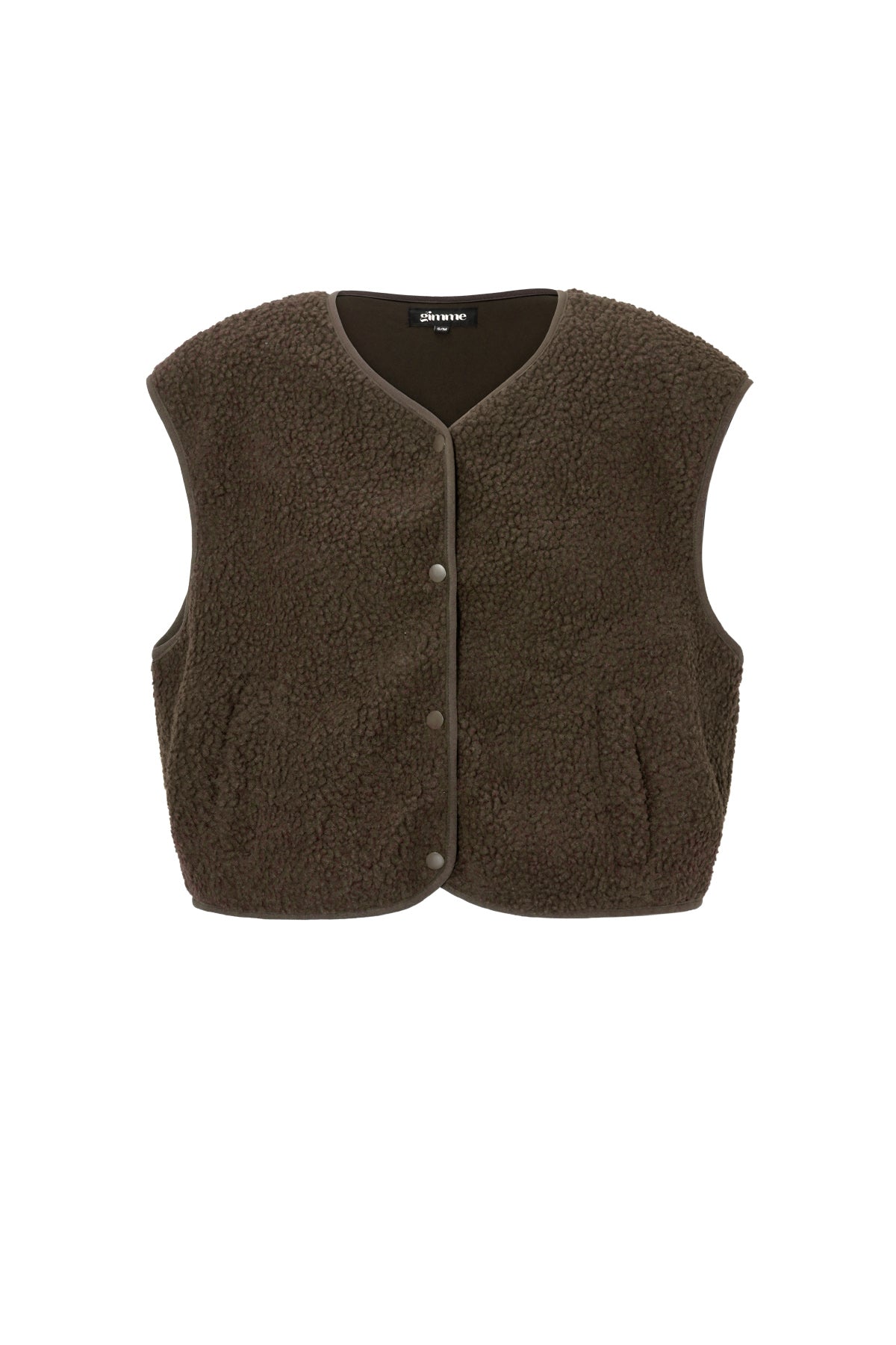 Teddy Vest - Mouwloos - Los model - Fleece Vest - Damesvest-Boetiek Moda