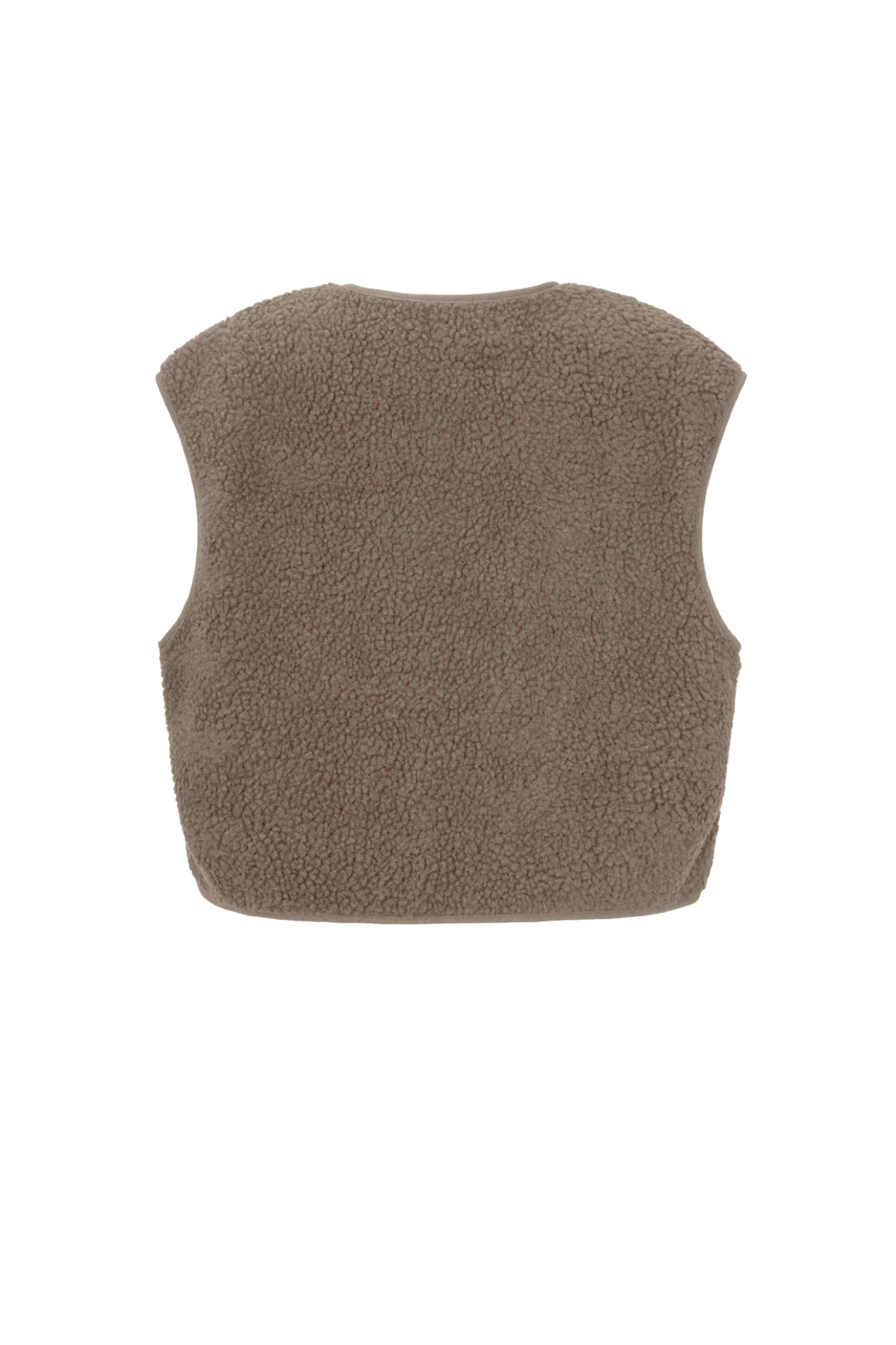 Teddy Vest - Mouwloos - Los model - Fleece Vest - Damesvest-Boetiek Moda