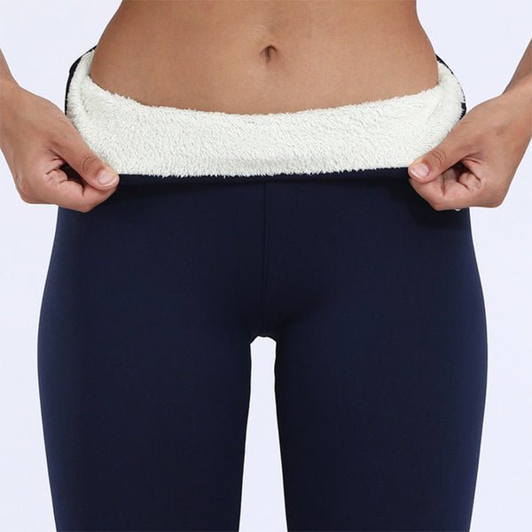 Thermische Leggings | Warm | Hoog getailleerd | Winter Leggings | Fleece Leggings-Boetiek Moda