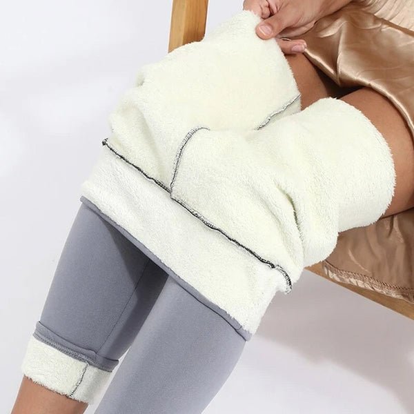 Thermische Leggings | Warm | Hoog getailleerd | Winter Leggings | Fleece Leggings-Boetiek Moda