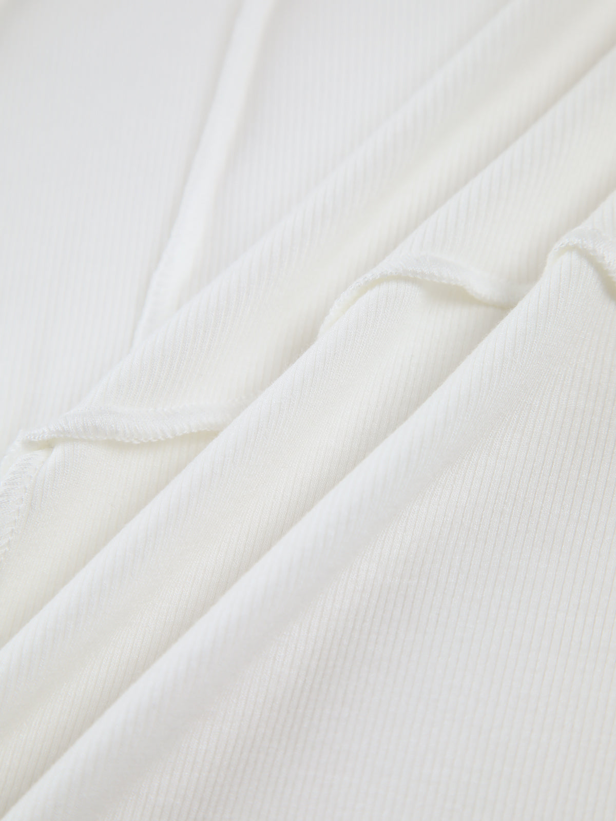 Top Lange Mouwen - Casual shirt met geribbelde lange mouwen voor dames-Boetiek Moda