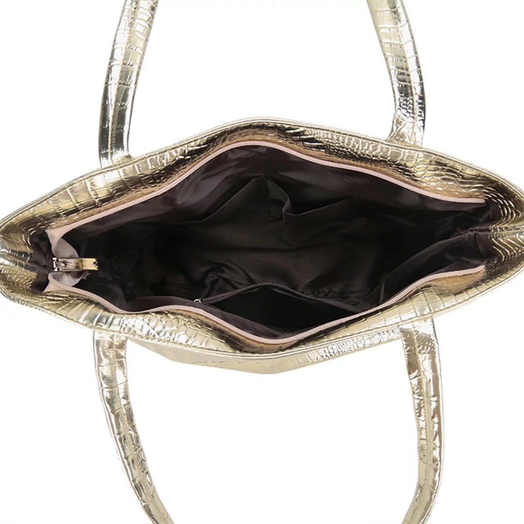 Tote Tas | Alledaags | Krokodil | Kunstlederen tas | Handtas-Boetiek Moda