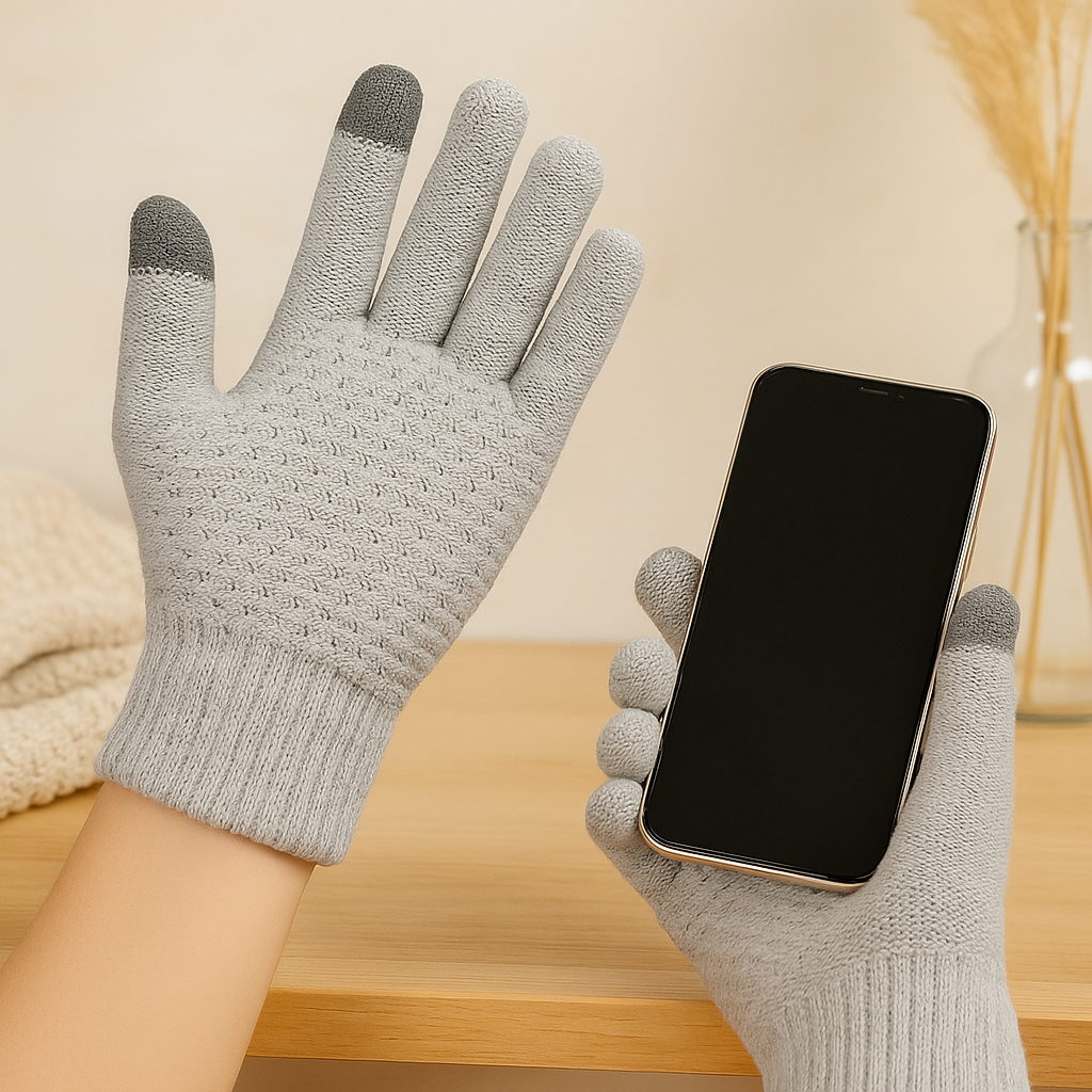 Touchscreenhandschoenen | Unisex | Warm | Winterhandschoenen | Gebreide handschoenen-Boetiek Moda