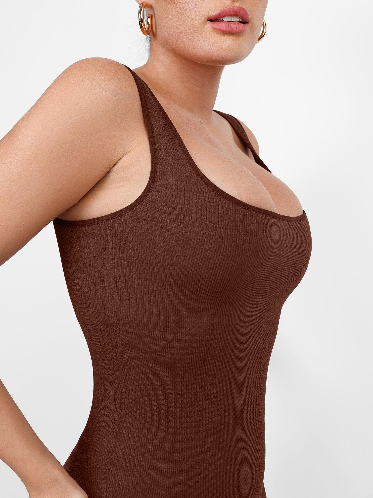 Trainings jumpsuit - dames jumpsuit met naadloze lange mouwen en vormgevende fitness jumpsuit-Boetiek Moda