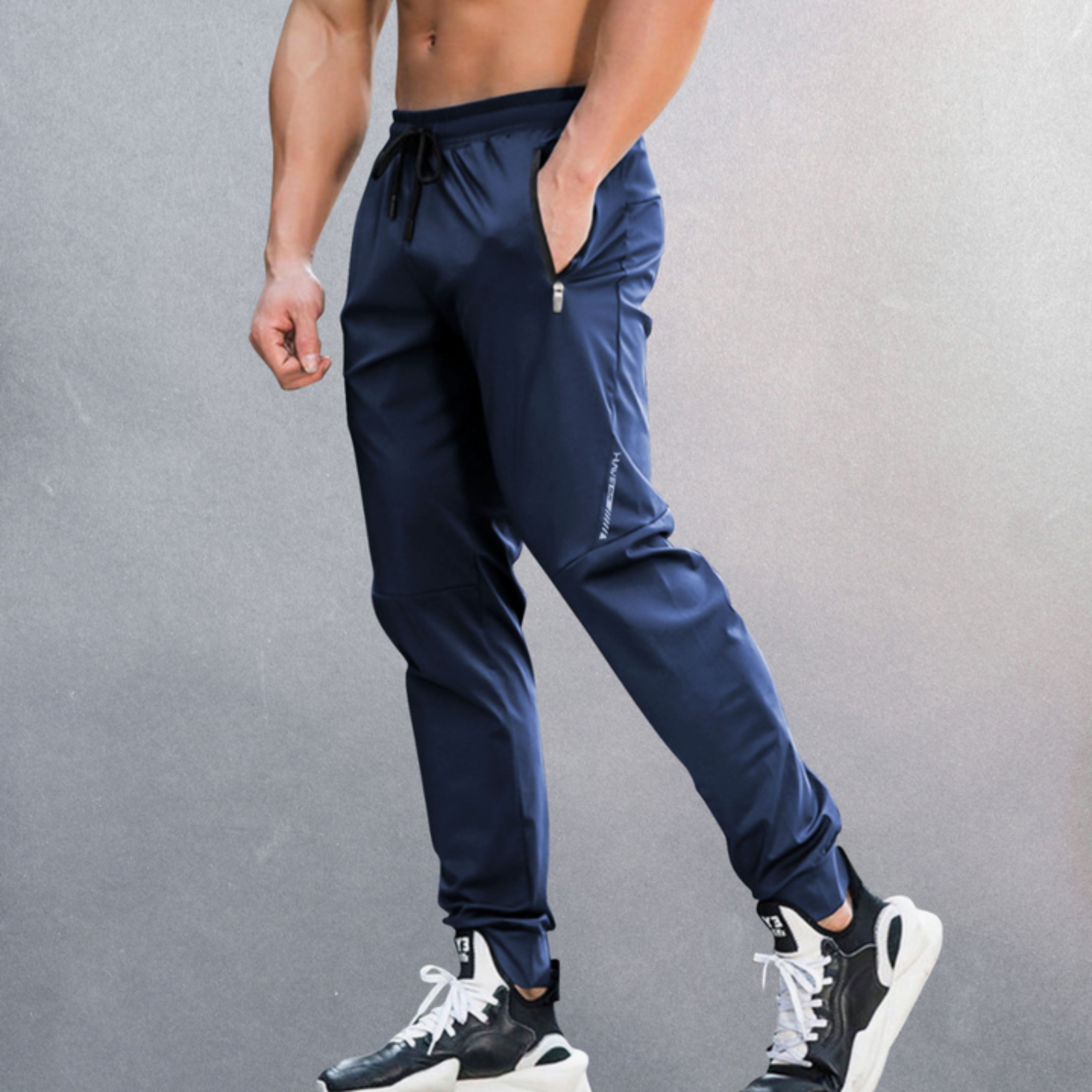 Trainingsbroek - Trekkoord - Lichtgewicht - Joggingbroek - Actieve kleding voor mannen-Boetiek Moda