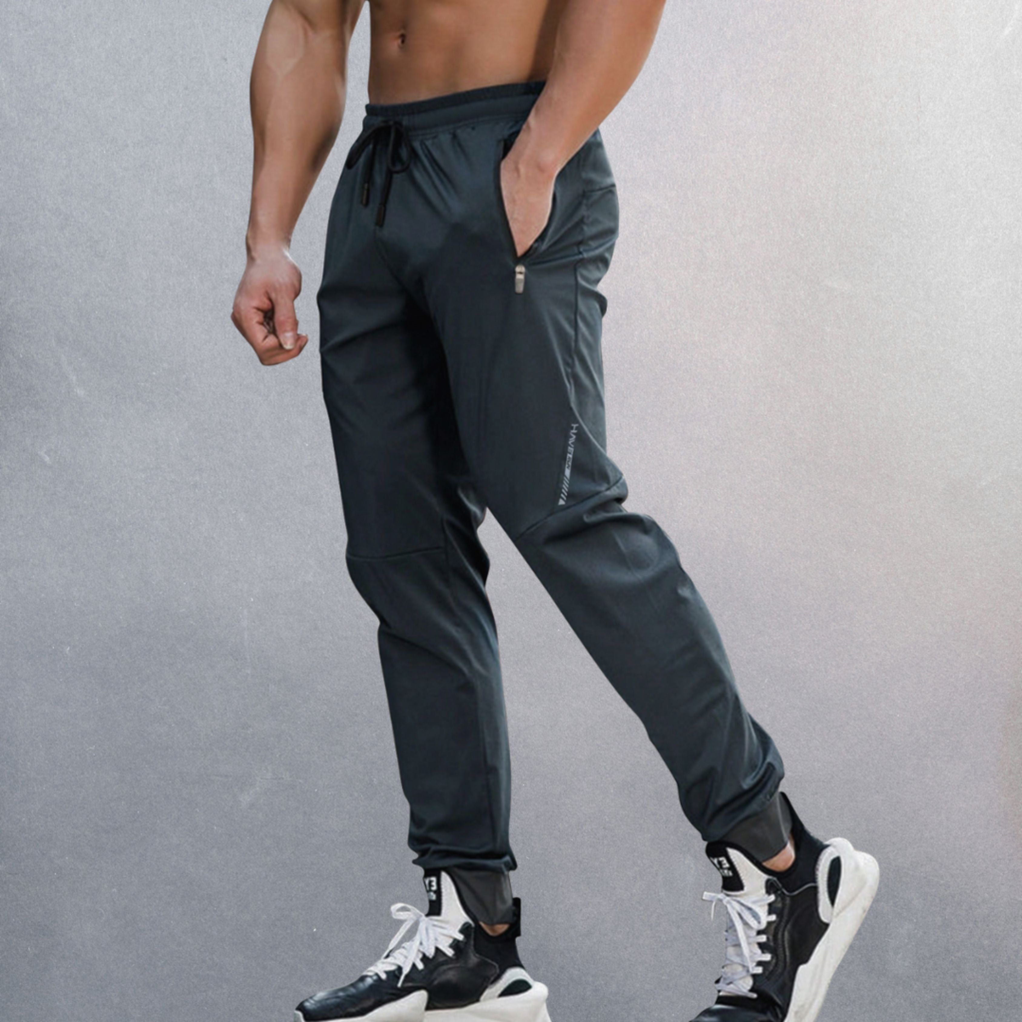 Trainingsbroek - Trekkoord - Lichtgewicht - Joggingbroek - Actieve kleding voor mannen-Boetiek Moda