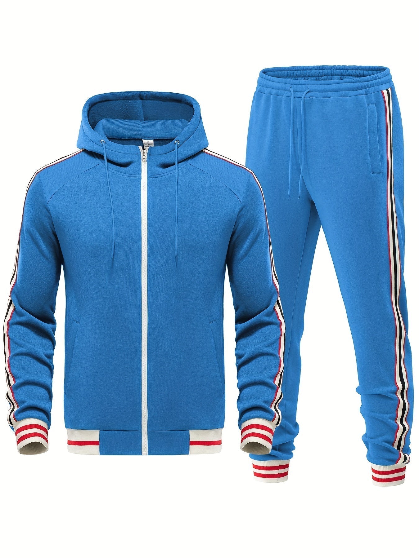 Trainingspak - Tweedelige Zip-Up Hoodie en Joggerset voor heren-Boetiek Moda