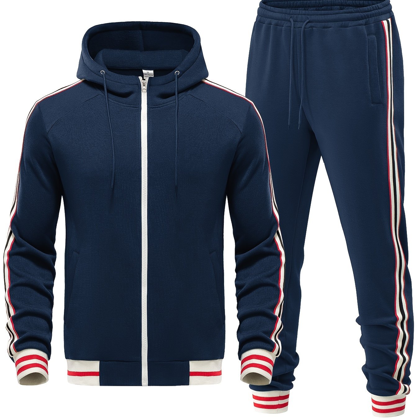Trainingspak - Tweedelige Zip-Up Hoodie en Joggerset voor heren-Boetiek Moda