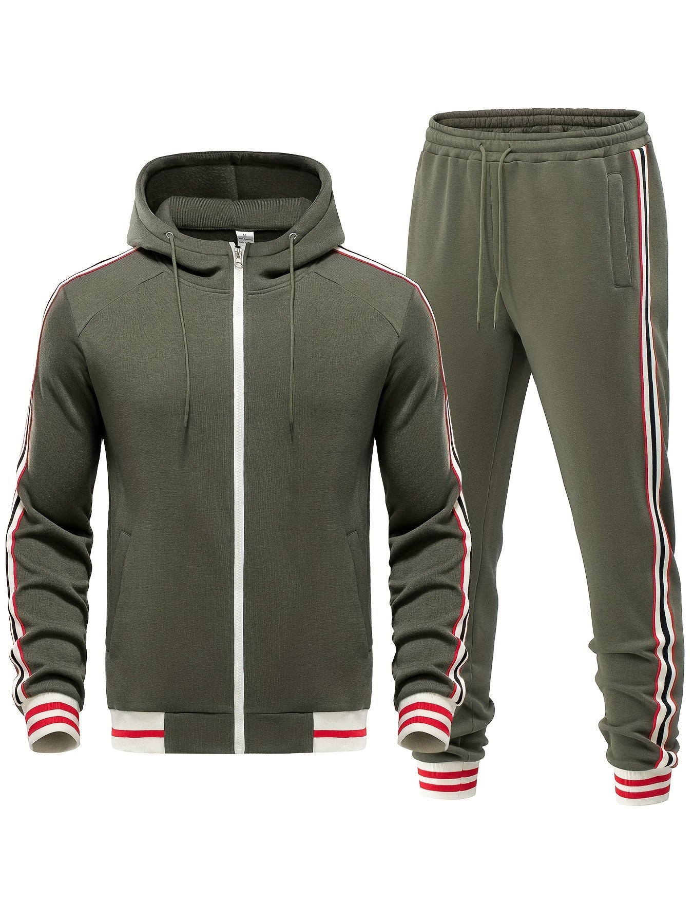 Trainingspak - Tweedelige Zip-Up Hoodie en Joggerset voor heren-Boetiek Moda