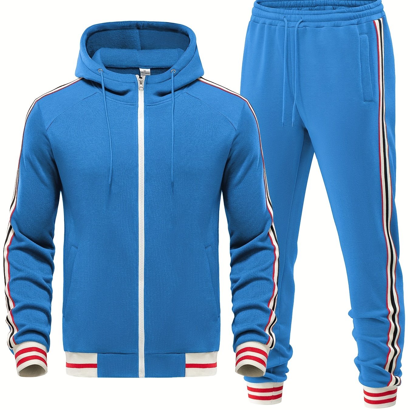 Trainingspak - Tweedelige Zip-Up Hoodie en Joggerset voor heren-Boetiek Moda