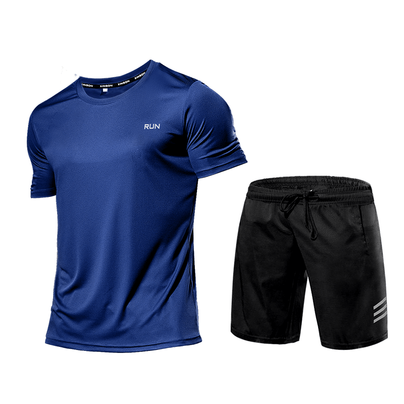 Trainingsset - Tweedelige sportbroek en T-shirt voor heren-Boetiek Moda