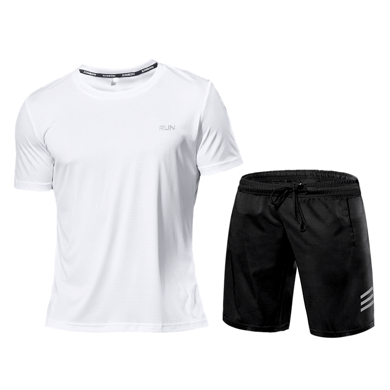 Trainingsset - Tweedelige sportbroek en T-shirt voor heren-Boetiek Moda