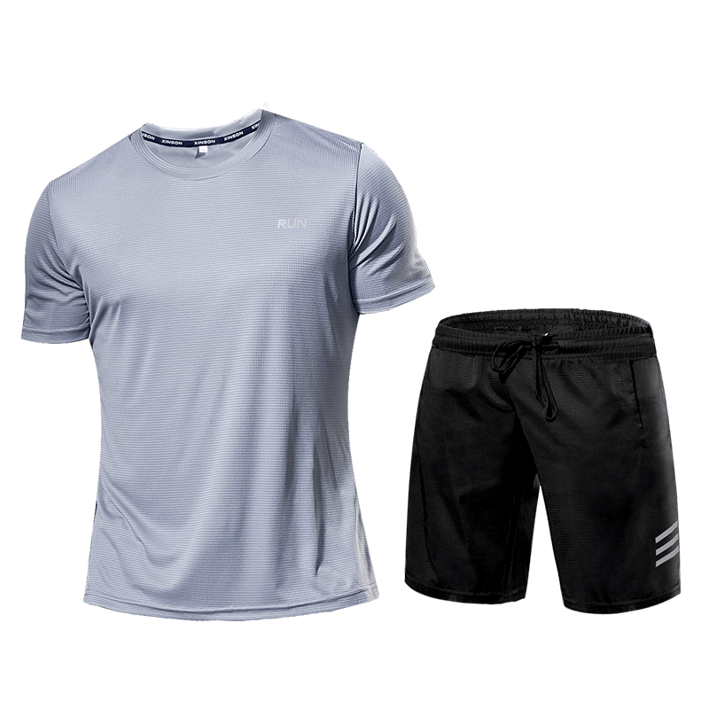 Trainingsset - Tweedelige sportbroek en T-shirt voor heren-Boetiek Moda