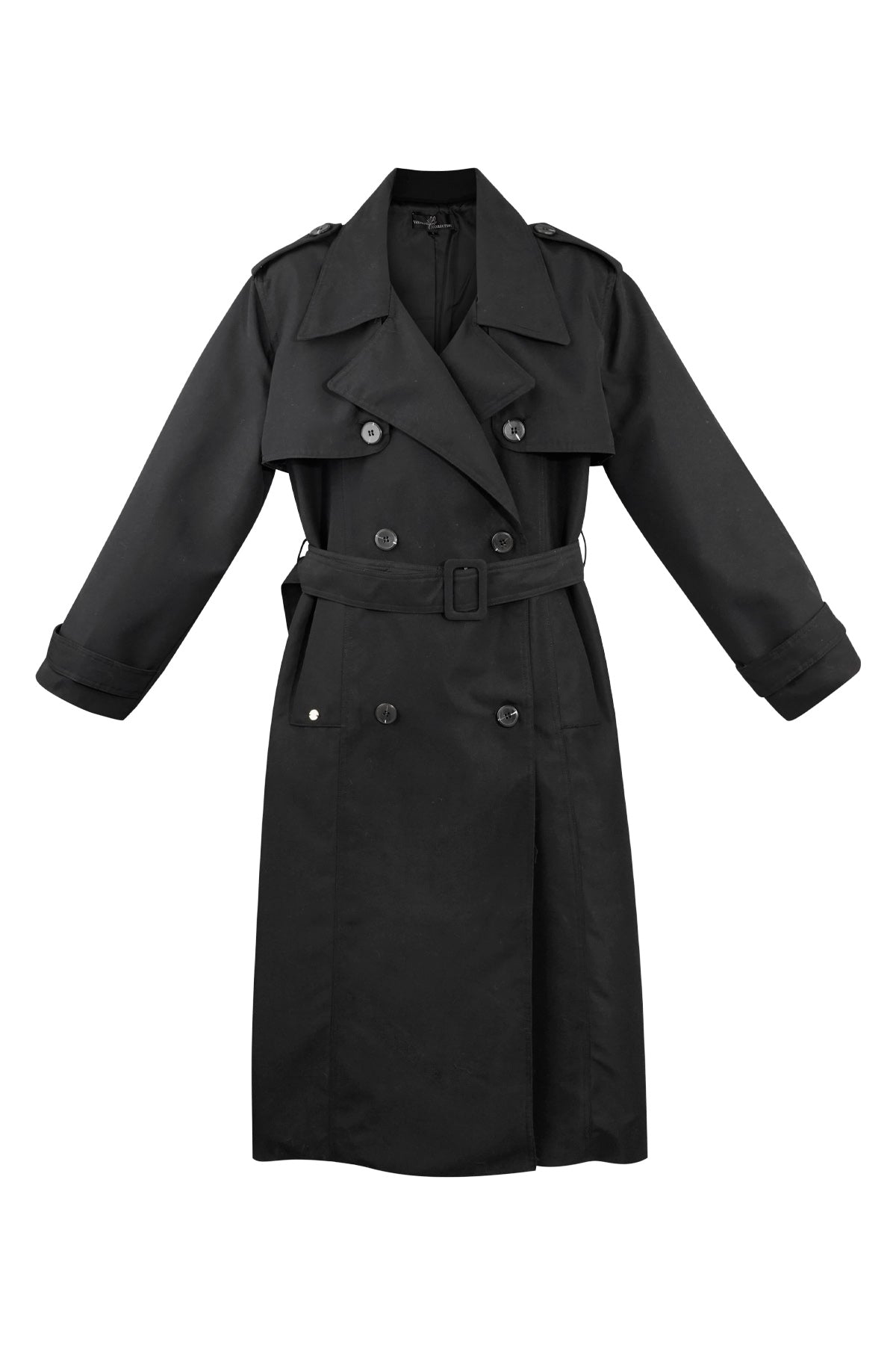 Trenchcoat - Klassieke Double Breasted Trenchcoat met Riem voor dames-Boetiek Moda