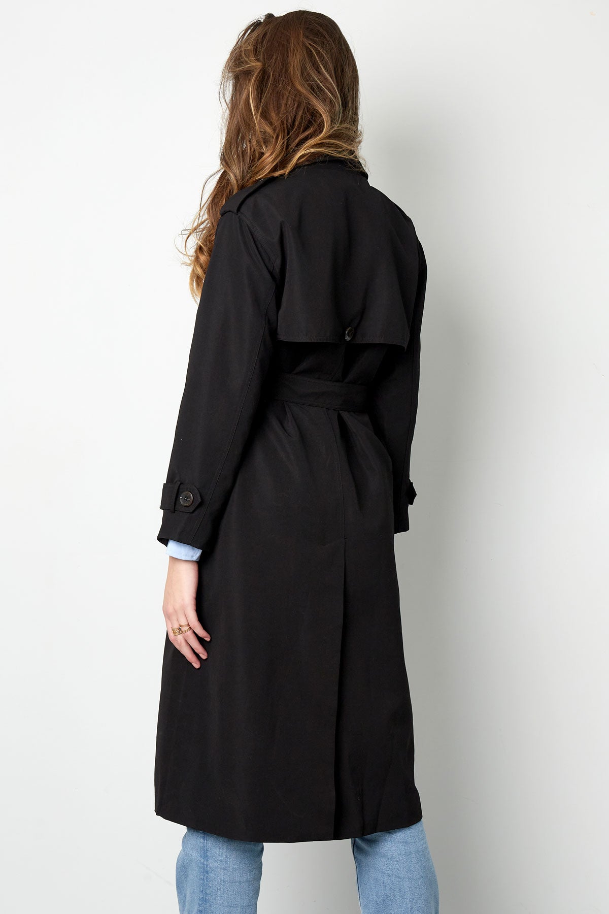 Trenchcoat - Klassieke Double Breasted Trenchcoat met Riem voor dames-Boetiek Moda